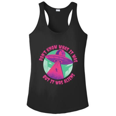Don't Know What It Was But It Was Aliens Ladies PosiCharge Competitor Racerback Tank