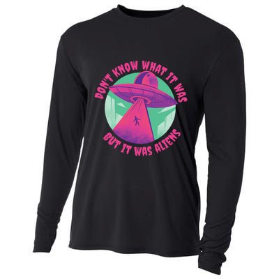 Don't Know What It Was But It Was Aliens Cooling Performance Long Sleeve Crew
