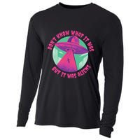 Don't Know What It Was But It Was Aliens Cooling Performance Long Sleeve Crew