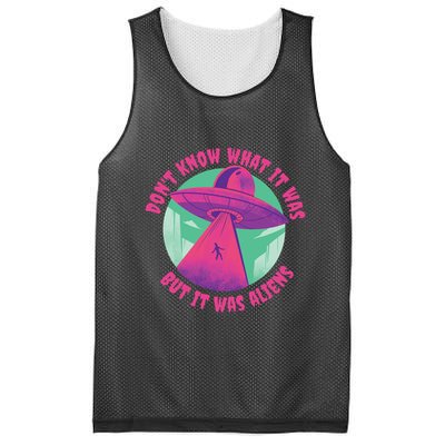 Don't Know What It Was But It Was Aliens Mesh Reversible Basketball Jersey Tank