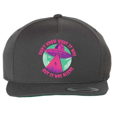 Don't Know What It Was But It Was Aliens Wool Snapback Cap