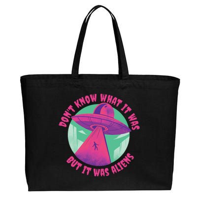 Don't Know What It Was But It Was Aliens Cotton Canvas Jumbo Tote