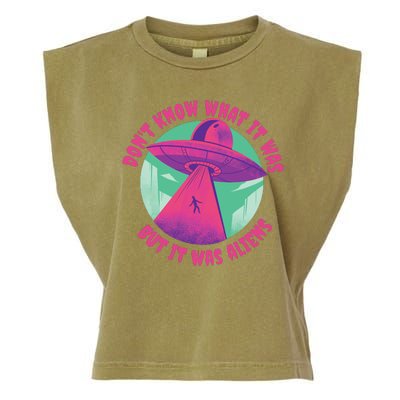 Don't Know What It Was But It Was Aliens Garment-Dyed Women's Muscle Tee