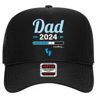 Dad Loading 2024 Father Pregnancy Birth Baby Daddy To Be High Crown Mesh Back Trucker Hat