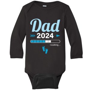 Dad Loading 2024 Father Pregnancy Birth Baby Daddy To Be Baby Long Sleeve Bodysuit