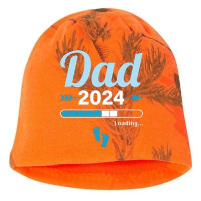 Dad Loading 2024 Father Pregnancy Birth Baby Daddy To Be Kati - Camo Knit Beanie