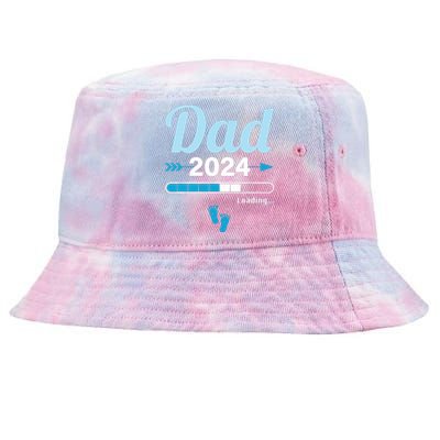 Dad Loading 2024 Father Pregnancy Birth Baby Daddy To Be Tie-Dyed Bucket Hat