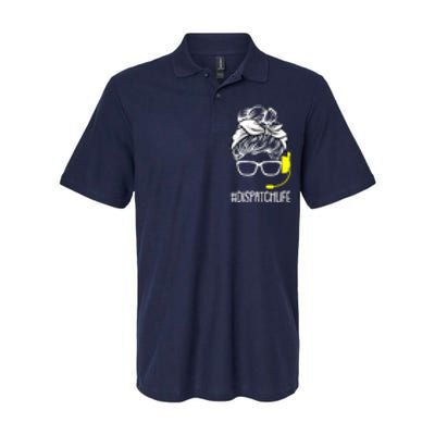 Dispatch Life 911 Dispatcher Thin Gold Line Operator Softstyle Adult Sport Polo