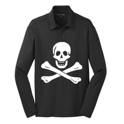 Dress Like A Pirate Day Silk Touch Performance Long Sleeve Polo