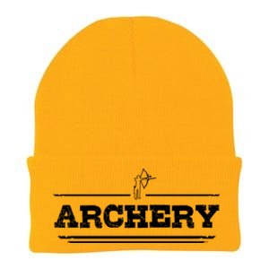 Distressed Look Arching Gift For Archers Gift Knit Cap Winter Beanie