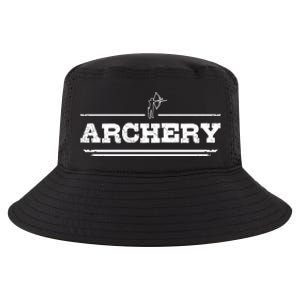 Distressed Look Arching Gift For Archers Gift Cool Comfort Performance Bucket Hat