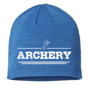 Distressed Look Arching Gift For Archers Gift Sustainable Beanie