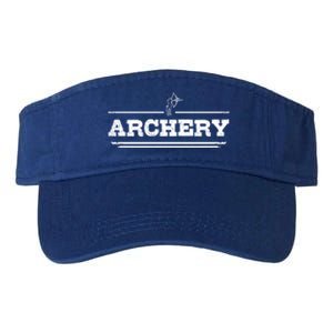 Distressed Look Arching Gift For Archers Gift Valucap Bio-Washed Visor