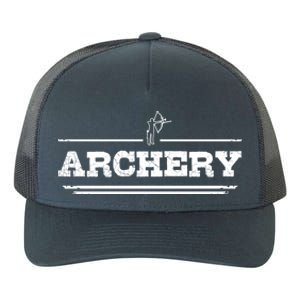 Distressed Look Arching Gift For Archers Gift Yupoong Adult 5-Panel Trucker Hat