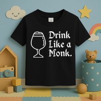 Drink Like A Monk, For Belgian Crafts Beer Lovers Toddler T-Shirt