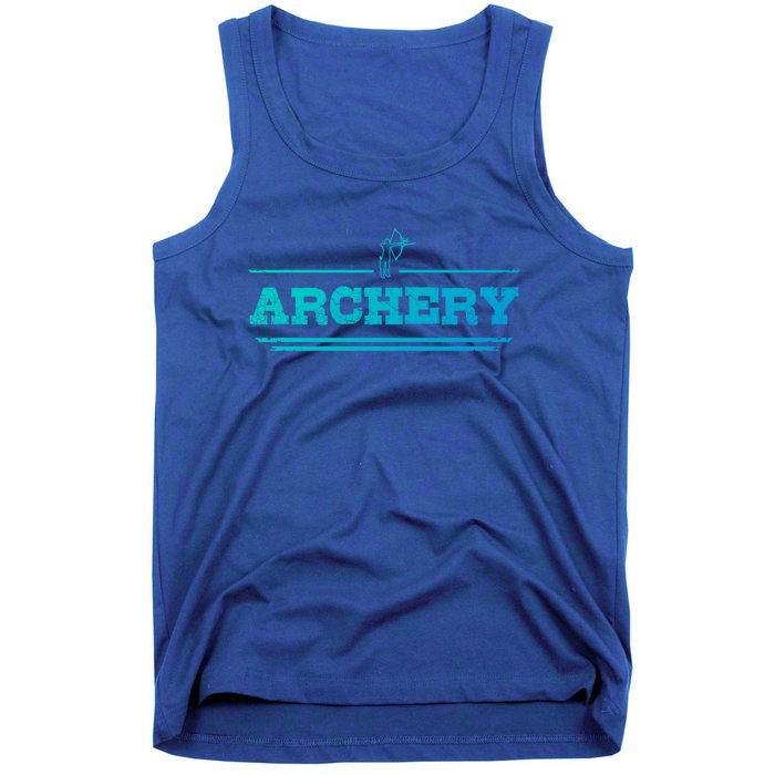 Distressed Look Arching Gift For Archers Gift Tank Top