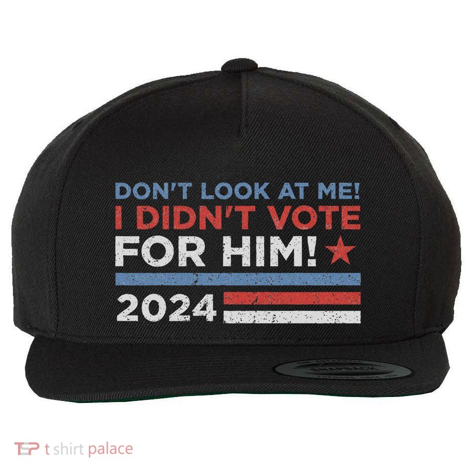 DonT Look At Me ! I DidnT Vote For Him Wool Snapback Cap