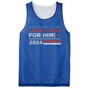 DonT Look At Me ! I DidnT Vote For Him Mesh Reversible Basketball Jersey Tank