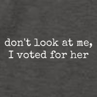 DonT Look At Me I Voted For Her Vector Backpack