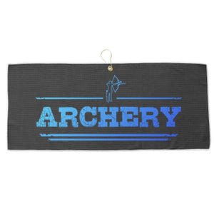 Distressed Look Arching Gift For Archers Gift Large Microfiber Waffle Golf Towel