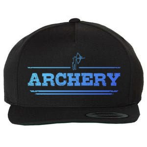 Distressed Look Arching Gift For Archers Gift Wool Snapback Cap