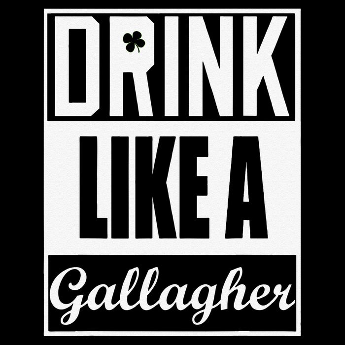 Drink Like A Gallagher Saint Patrick's Day Funny Backpack