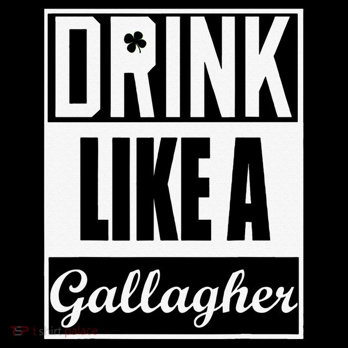Drink Like A Gallagher Saint Patrick's Day Funny Wool Snapback Cap