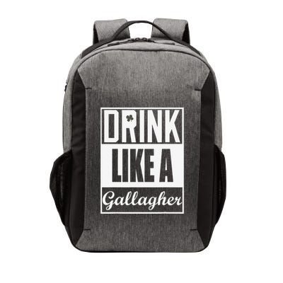 Drink Like A Gallagher Saint Patrick's Day Funny Vector Backpack