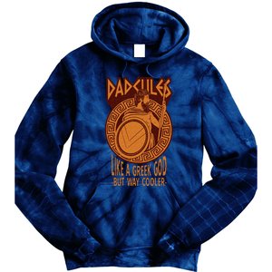 Dadcules Like A Greek God But Way Cooler Fathers Day Tie Dye Hoodie