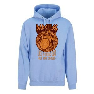 Dadcules Like A Greek God But Way Cooler Fathers Day Unisex Surf Hoodie