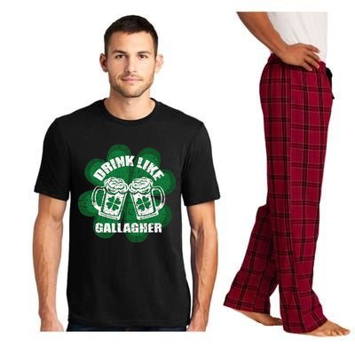 Drink Like A Gallagher Saint Patrick's Day Irish Pajama Set