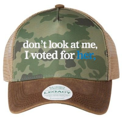 DonT Look At Me I Voted For Her Legacy Tie Dye Trucker Hat