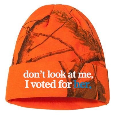 DonT Look At Me I Voted For Her Kati Licensed 12" Camo Beanie