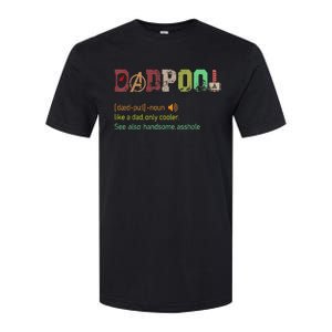 Dadpool Like A Dad But Only Cooler Fathers Day Softstyle CVC T-Shirt