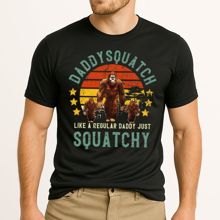Daddysquatch Like A Daddy Just Way More Squatchy Father Day Performance Shirt