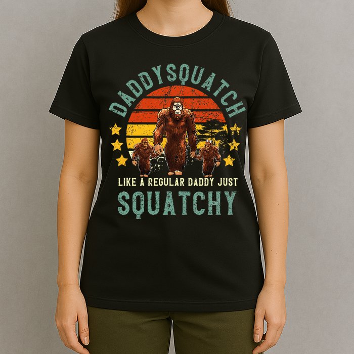 Daddysquatch Like A Daddy Just Way More Squatchy Father Day T-Shirt