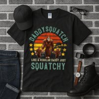 Daddysquatch Like A Daddy Just Way More Squatchy Father Day Tall T-Shirt