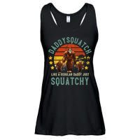 Daddysquatch Like A Daddy Just Way More Squatchy Father Day Ladies Essential Flowy Tank