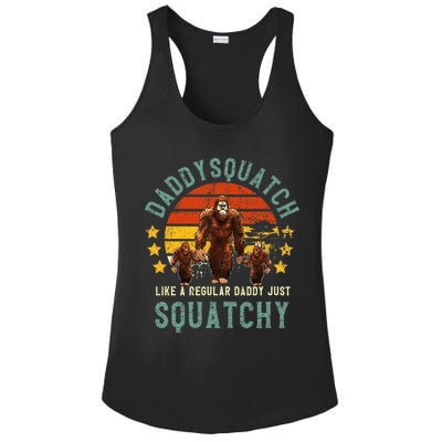 Daddysquatch Like A Daddy Just Way More Squatchy Father Day Ladies PosiCharge Competitor Racerback Tank