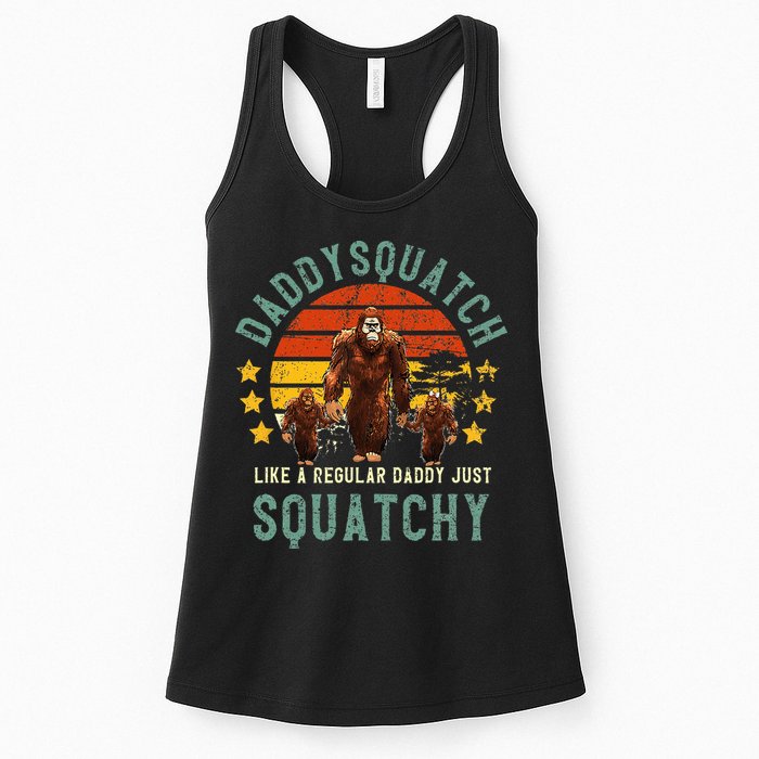 Daddysquatch Like A Daddy Just Way More Squatchy Father Day Womens Tank Top
