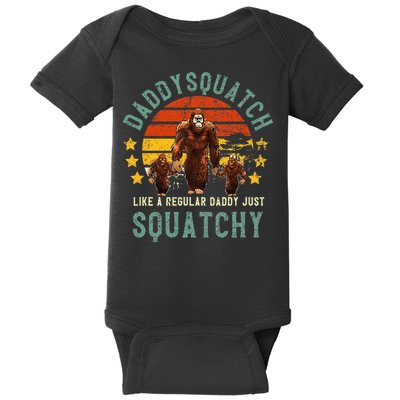 Daddysquatch Like A Daddy Just Way More Squatchy Father Day Baby Bodysuit
