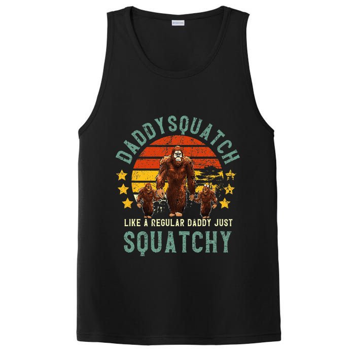 Daddysquatch Like A Daddy Just Way More Squatchy Father Day PosiCharge Competitor Tank