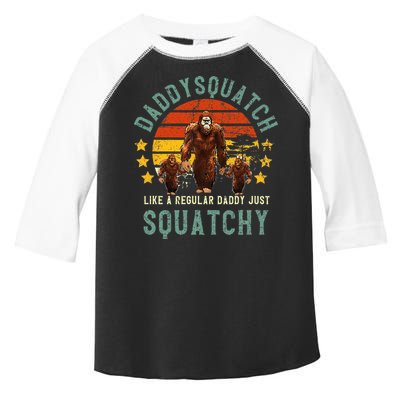 Daddysquatch Like A Daddy Just Way More Squatchy Father Day Toddler Fine Jersey T-Shirt