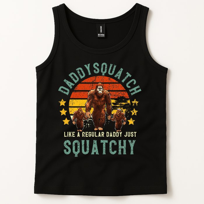 Daddysquatch Like A Daddy Just Way More Squatchy Father Day Tank Top
