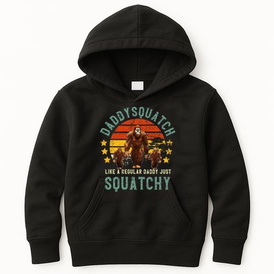 Daddysquatch Like A Daddy Just Way More Squatchy Father Day Kids Hoodie