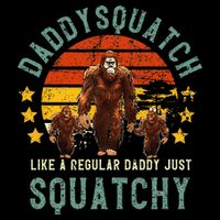 Daddysquatch Like A Daddy Just Way More Squatchy Father Day Wool Snapback Cap