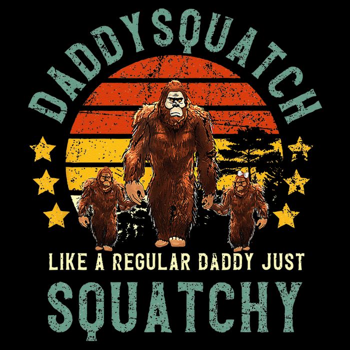 Daddysquatch Like A Daddy Just Way More Squatchy Father Day Wool Snapback Cap