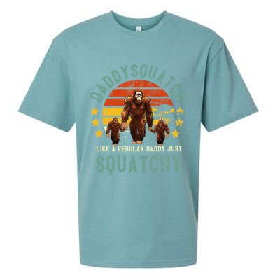 Daddysquatch Like A Daddy Just Way More Squatchy Father Day Sueded Cloud Jersey T-Shirt