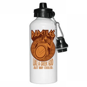 Dadcules Like A Greek God But Way Cooler Fathers Day Aluminum Water Bottle