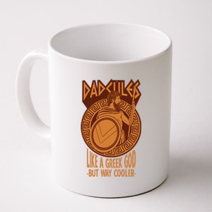 Dadcules Like A Greek God But Way Cooler Fathers Day Coffee Mug